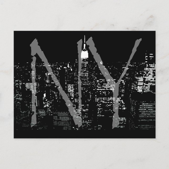 Tarjeta postal de Nueva York Cityscape New York So (Anverso)