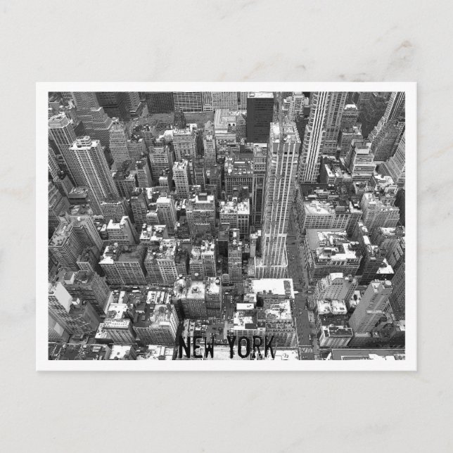 Tarjeta postal de Nueva York Cityscape New York So (Anverso)