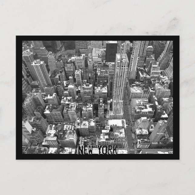 Tarjeta postal de Nueva York Cityscape New York So (Anverso)