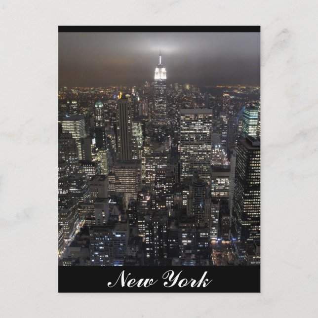 Tarjeta postal de Nueva York Cityscape New York So (Anverso)