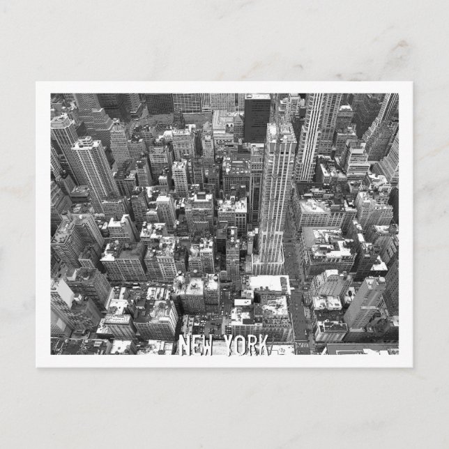 Tarjeta postal de Nueva York Cityscape New York So (Anverso)