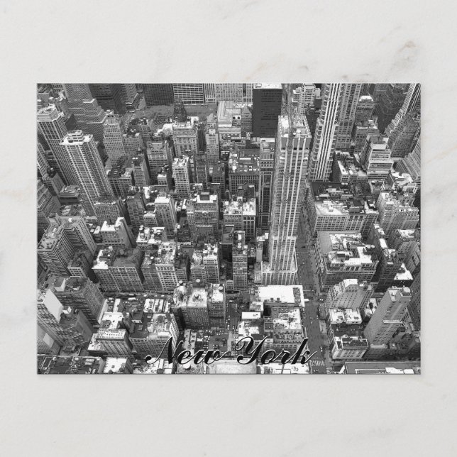 Tarjeta postal de Nueva York Cityscape New York So (Anverso)