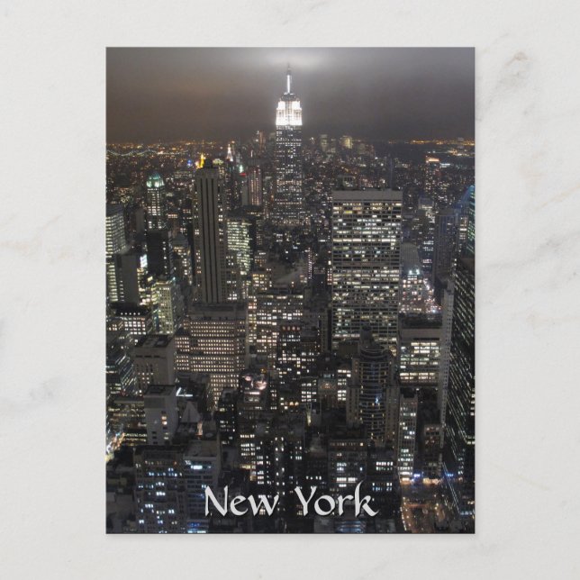 Tarjeta postal de Nueva York Cityscape New York So (Anverso)