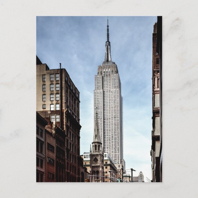 Tarjeta postal de Nueva York de época (Anverso)