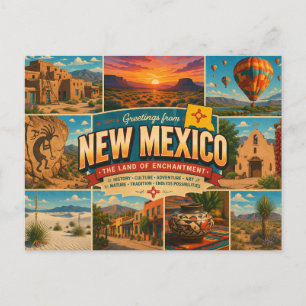 Tarjeta postal de Nuevo México