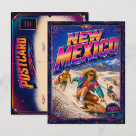 Tarjeta postal de Nuevo México de los 80 Retro