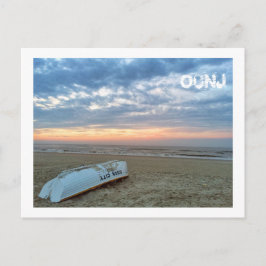 Tarjeta postal de Ocean City, Nueva Jersey - Barco