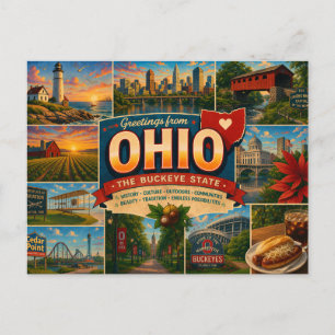 Tarjeta postal de Ohio