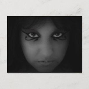 Tarjeta postal de ojos egipcios