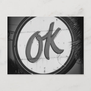 Tarjeta postal de OK