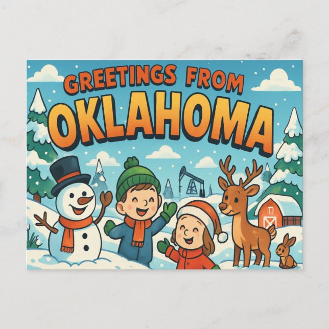 Tarjeta postal de OKLAHOMA (Anverso)