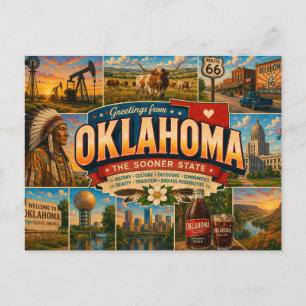 Tarjeta postal de Oklahoma