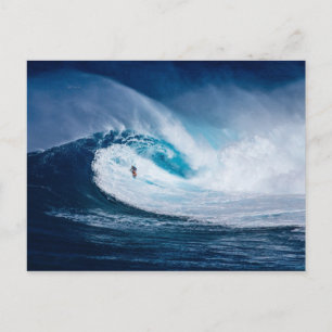 Tarjeta Postal de Olas de Surf
