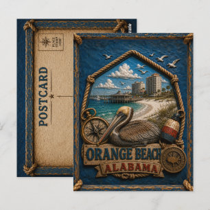 Tarjeta postal de Orange Beach Alabama Viajes Anti