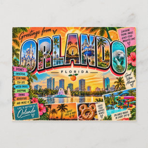 Tarjeta postal de Orlando Florida