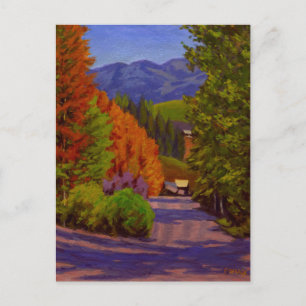 Tarjeta postal de otoño escénico Crested Butte Col