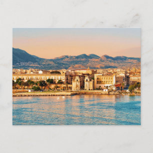 Tarjeta postal de paisaje de playa de naturaleza m