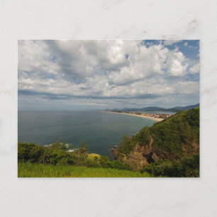 Tarjeta postal de paisaje de playa de naturaleza m