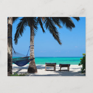 Tarjeta postal de paisaje de playa de naturaleza m