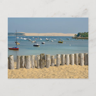 Tarjeta postal de paisaje de playa de naturaleza m
