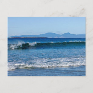 Tarjeta postal de paisaje de playa de naturaleza m