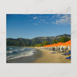 Tarjeta postal de paisaje de playa de naturaleza m