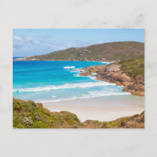Tarjeta postal de paisaje de playa de naturaleza m