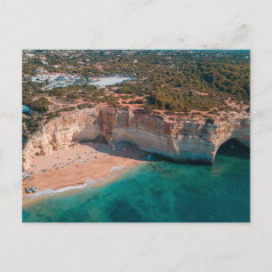 Tarjeta postal de paisaje de playa de naturaleza m