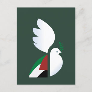 Tarjeta postal de Palestina Libre - Conciencia sob