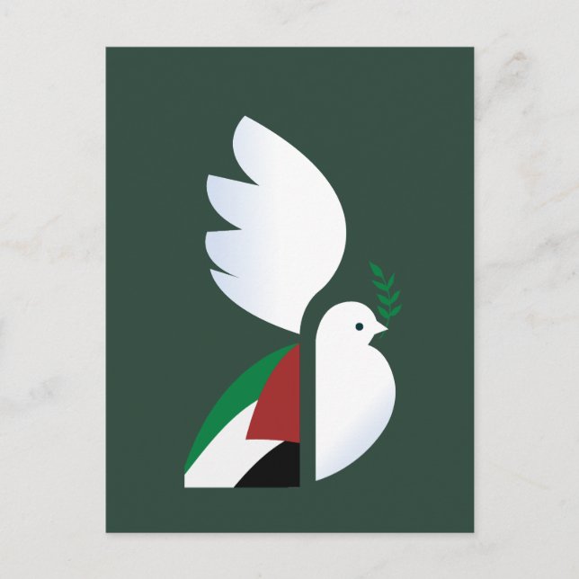 Tarjeta postal de Palestina Libre - Conciencia sob (Anverso)