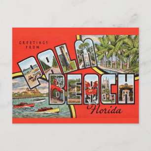Tarjeta postal de Palm Beach FL