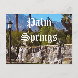Tarjeta postal de Palm Springs California