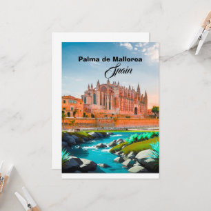 Tarjeta postal de Palma de Mallorca Recuerdo de vi
