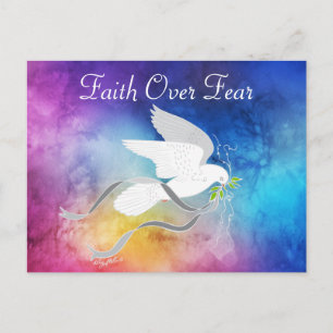 Tarjeta Postal de Paloma Blanca