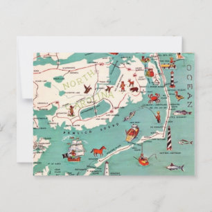Tarjeta postal de Pamlico Sound en Outer Banks