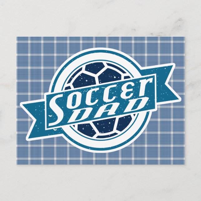 Tarjeta postal de papá de fútbol (Anverso)