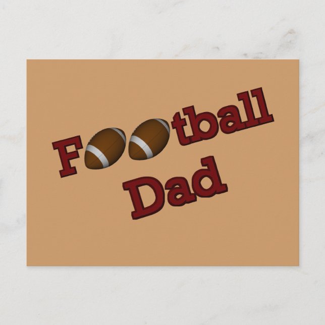 Tarjeta postal de papá de fútbol (Anverso)