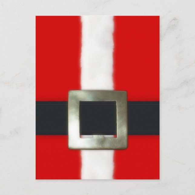 Tarjeta postal de Papá Noel (Anverso)