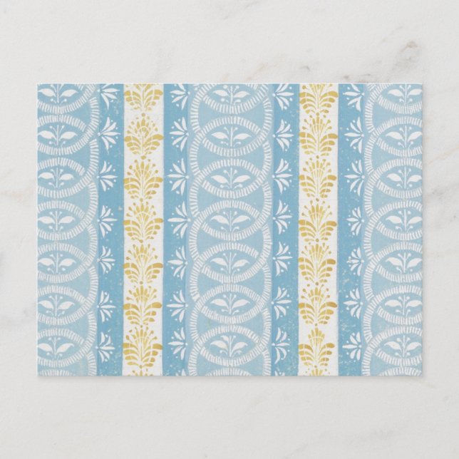 Tarjeta postal de papel pintado vintage (Anverso)