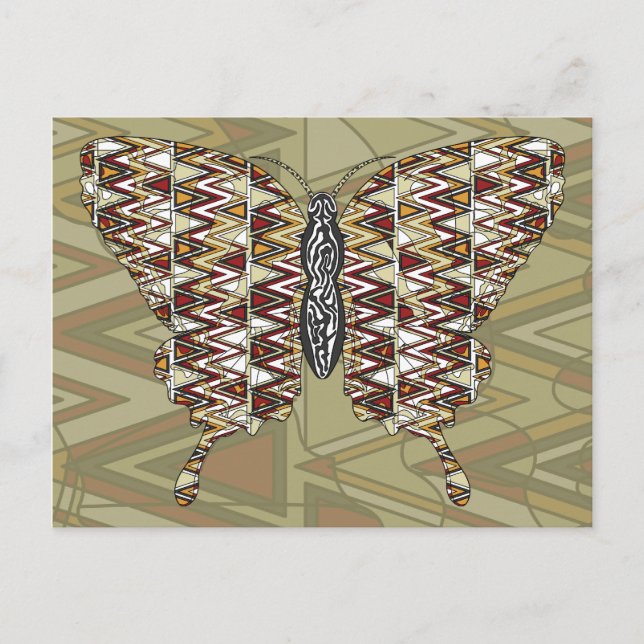 Tarjeta Postal de Papilio Africano (Anverso)