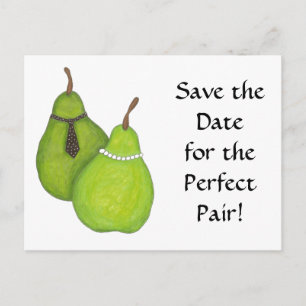 Tarjeta Postal de Pareja Perfecta para Guardar la