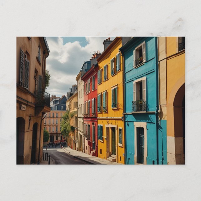 TARJETA POSTAL DE PARÍS (Anverso)