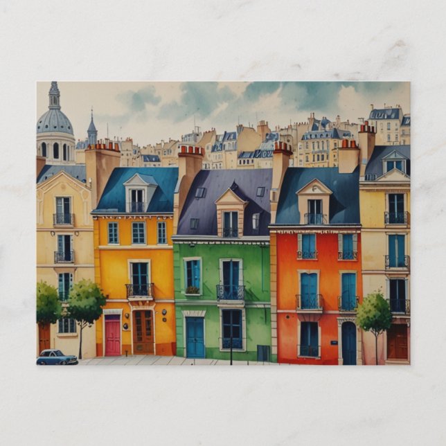 TARJETA POSTAL DE PARÍS (Anverso)