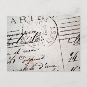 Tarjeta postal de París, Cher Camille...