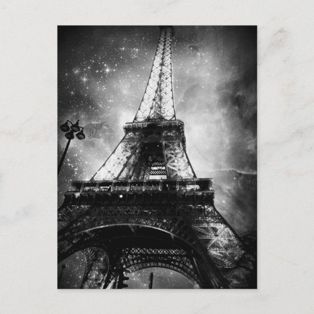 Tarjeta postal de París en blanco y negro, la Torr (Anverso)