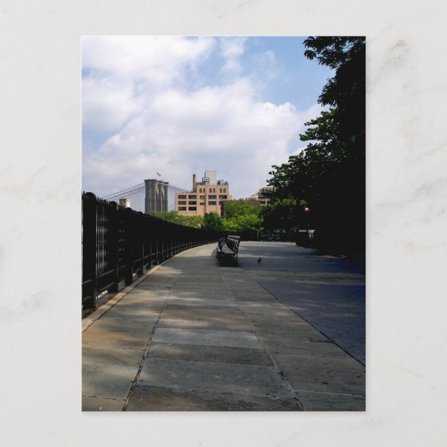 Tarjeta postal de Park Bench (Anverso)