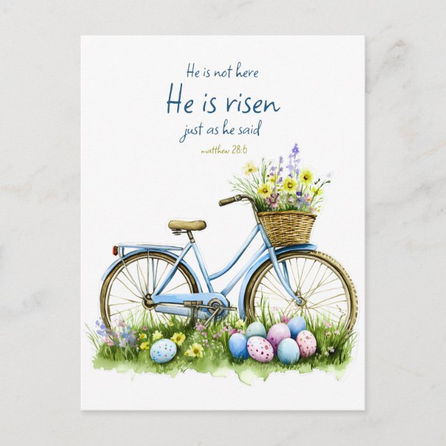 Tarjeta postal de Pascua (Anverso)