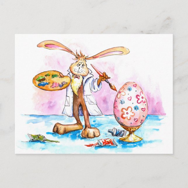 Tarjeta postal de Pascua (Anverso)