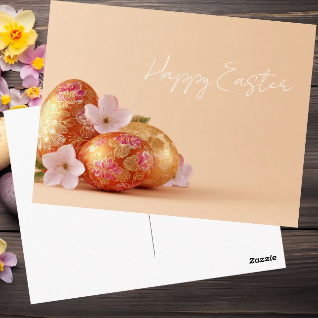 Tarjeta postal de Pascua con huevos de Pascua (Subido por el creador)