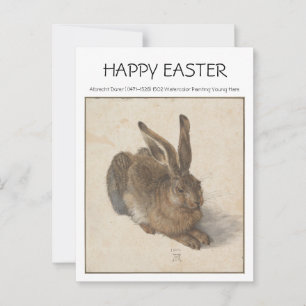 Tarjeta postal de Pascua de Albrecht Dürer 1502 HA